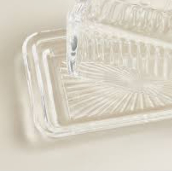 Zara Dining Zara Home Butter Dish Clear Poshmark